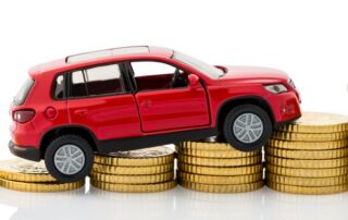 Car on coins - Cash Loan Alberta